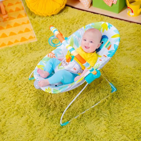 Bright Starts Vibráló pihenőszék Rainforest Vibes™ 0m+ 9kg-ig