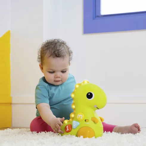 Bright Starts Zenélő, mozgó Dino 6hó+