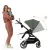 Kinderkraft Yoxi 3in1 multifunkciós babakocsi - Mystic Green