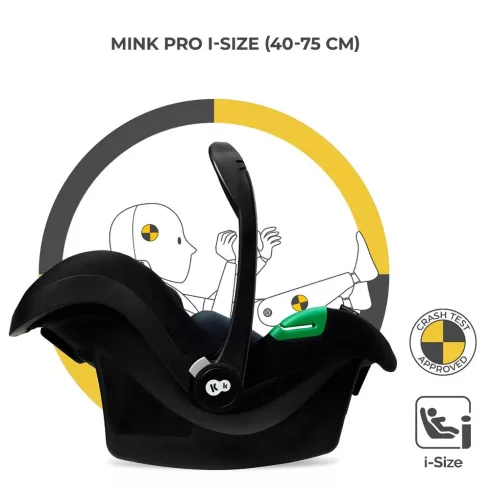 Kinderkraft Yoxi 3in1 multifunkciós babakocsi - Mystic Green