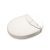 PETITE&MARS Vízhatlan lepedő ovális kiságyakhoz Soft Dream Oval 84x50 White