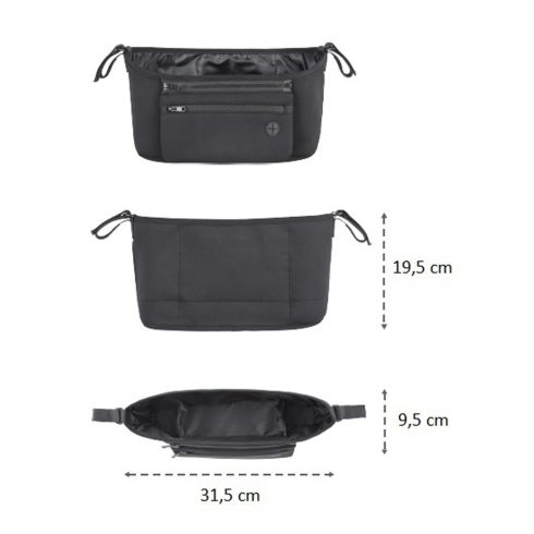 PETITE&MARS Rendszerező babakocsira levehető zsebbel Pocket Zip