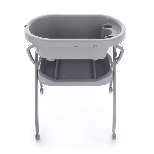 PETITE&MARS Pelenkázó állvány káddal Spa 3in1 Grey