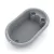 PETITE&MARS Pelenkázó állvány káddal Spa 3in1 Grey