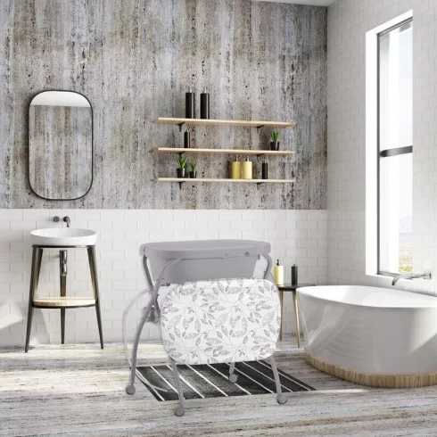 PETITE&MARS Pelenkázó állvány káddal Spa 3in1 Grey