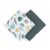 PETITE&MARS Bambusz muszlin 2db-os pelenka szett Misty Green Leaves, 120 x 120 cm