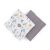 PETITE&MARS Bambusz muszlin 2db-os pelenka szett Misty Grey Planes, 120 x 120 cm