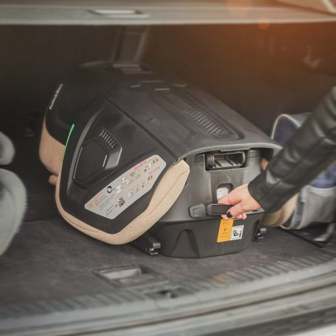 PETITE&MARS Flex Pro i-Size autósülés Caramel Brown 100-150 cm (15-36 kg)