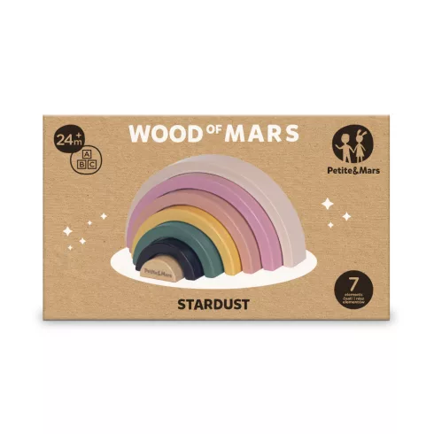 PETITE&MARS Fa játék összerakható Stardust Wood of Mars 24m+