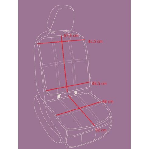 PETITE&MARS COLIEF Autósülés háttámlavédő 