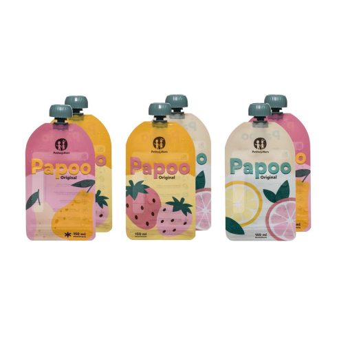 PETITE&MARS Ételzacskó Papoo Original - 6 db