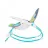 Chipolino Enjoy rezgő-zenélő pihenőszék 18 kg-ig - Blue