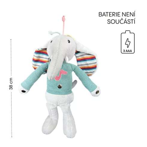 Zopa Interaktív Plüssjáték - Elefánt