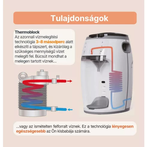 Zopa Babyccino tápszerkészítő automata