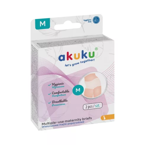 Akuku Többször Használható Szülés Utáni Hálós Bugyi –XL méret (2 db)