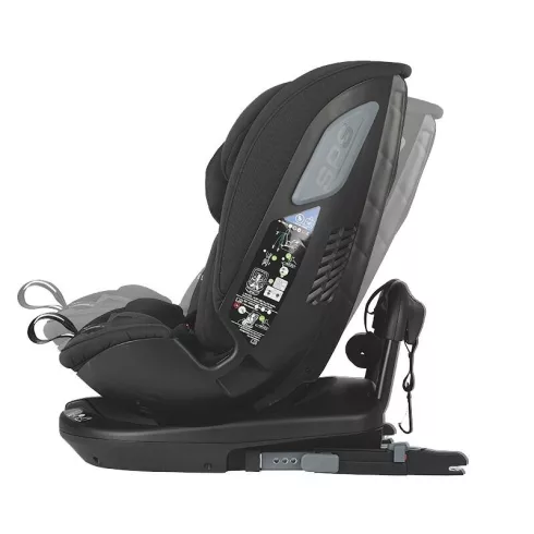 Coccolle Velsa iSize 360°-ban forgatható gyerekülés (40-150 cm) - Jet Black