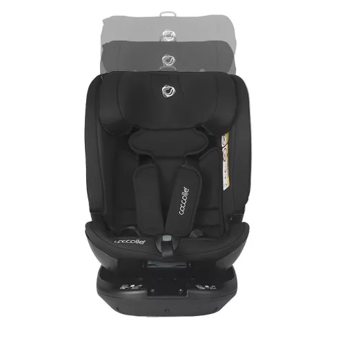 Coccolle Velsa iSize 360°-ban forgatható gyerekülés (40-150 cm) - Jet Black