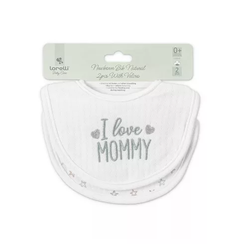 Lorelli Natural tépőzáras előke 2db - Unisex