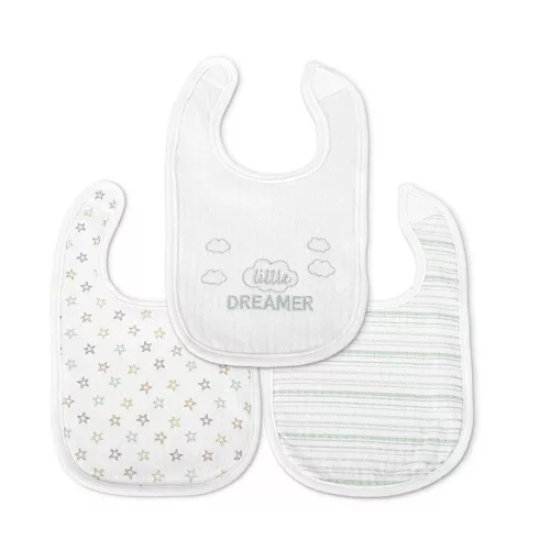 Lorelli Natural tépőzáras előke 3db - Unisex