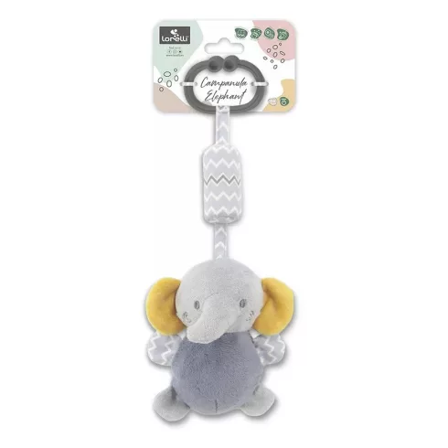 Lorelli Toys Campanula plüss babakocsi játék - Elefánt