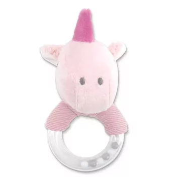 Lorelli Toys Plüss csörgő - Pink Unikornis