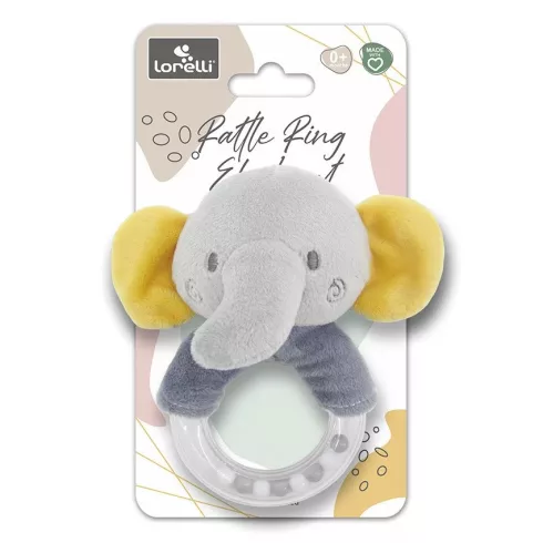 Lorelli Toys Plüss csörgő - Elefánt