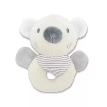 Lorelli Toys Plüss csörgő karika - Bézs Maci