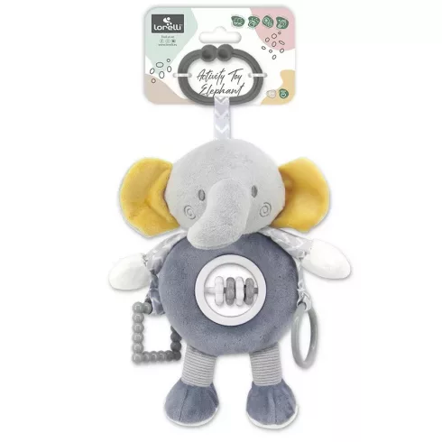 Lorelli Toys plüss csörgőjáték - Elefánt