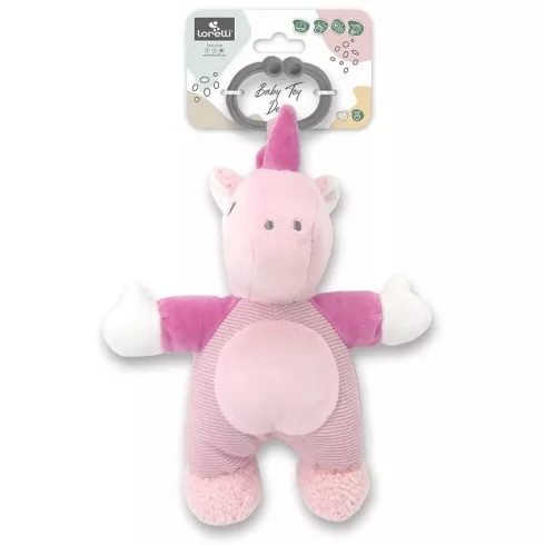  Lorelli Toys rögzíthető plüss játék - Pink Unikornis