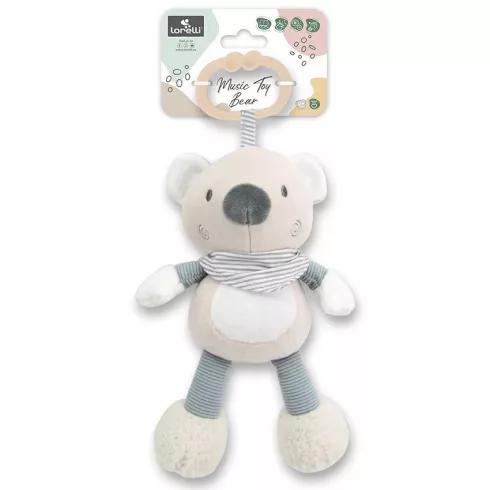 Lorelli Toys rögzíthető plüss zenélő játék - Bézs Maci