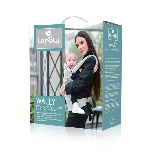 Lorelli Wally kenguru - Grey Floral