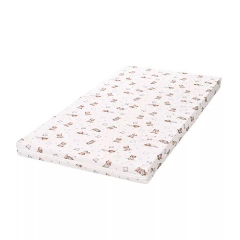 Lorelli Classic Habszivacs matrac 60x120x6cm - Bear and pill Beige