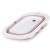 Chipolino Isla összecsukható kád hálós babatartóval 81 cm - Pink