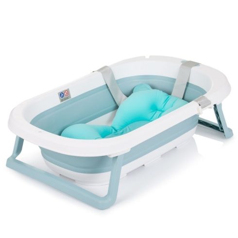 Chipolino Isla összecsukható kád hálós babatartóval 81 cm - Blue