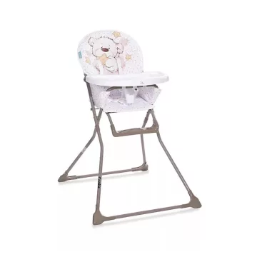 Lorelli Cookie fix etetőszék - White Teddy Bear