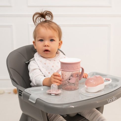 Lorelli My Friend 360 itatópohár foganytúval 275ml - Mellow Rose