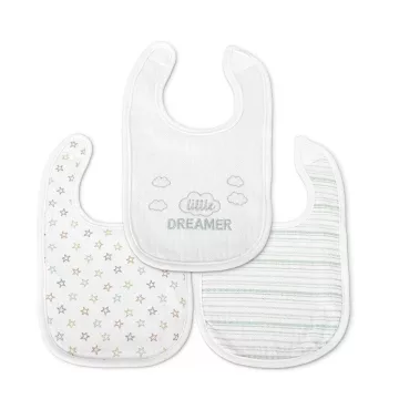 Lorelli Natural tépőzáras előke 3db - Unisex