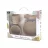 Lorelli Természetes szilikon 4 db-os étkészlet - Beige