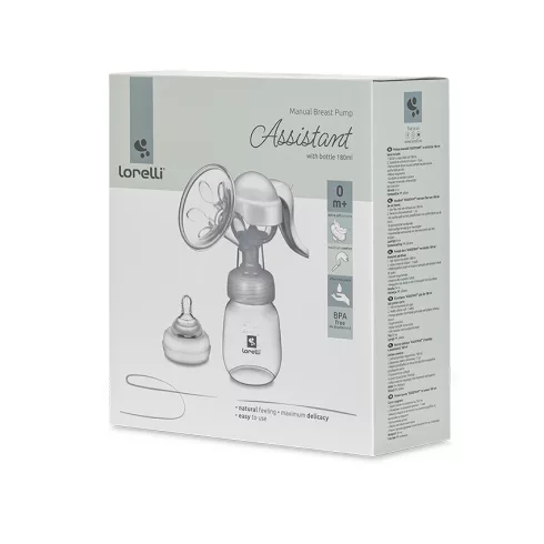 Lorelli Assistant mellszívó + 180ml cumisüveg