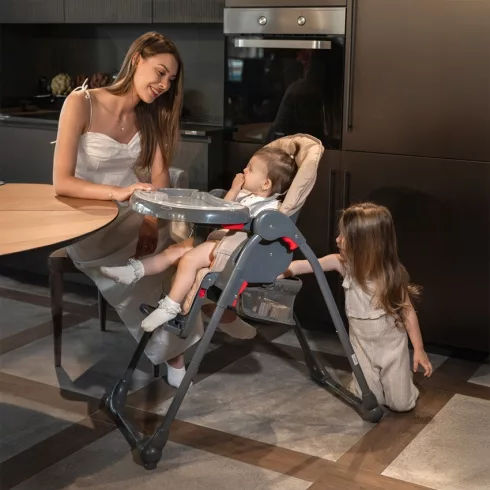 Lorelli Dulce multifunkciós etetőszék - Green Leather