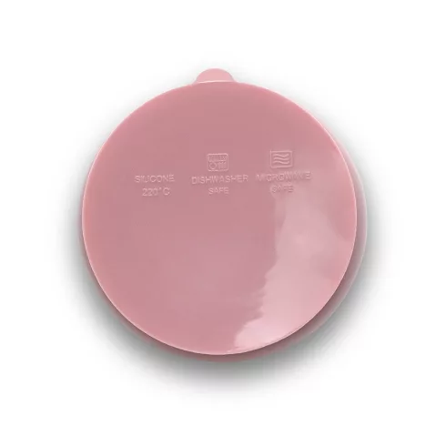 Lorelli Szilikon tál tapadókoronggal - Deep Pink