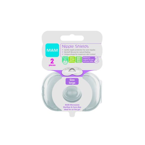 MAM Mellbimbóvédő Szilikon "L" méret - 23 mm