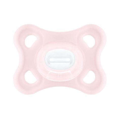 MAM Comfort szilikon cumi 0-3 hó - Pasztell Rózsaszín