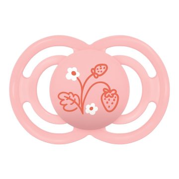 MAM Perfect szilikon cumi 6+ hó - Rózsaszín Virág