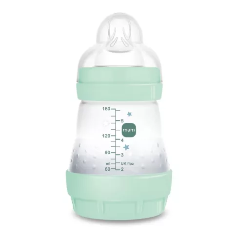 MAM Anti-Colic Műanyag Cumisüveg 160ml - Menta Vitorlás hajó