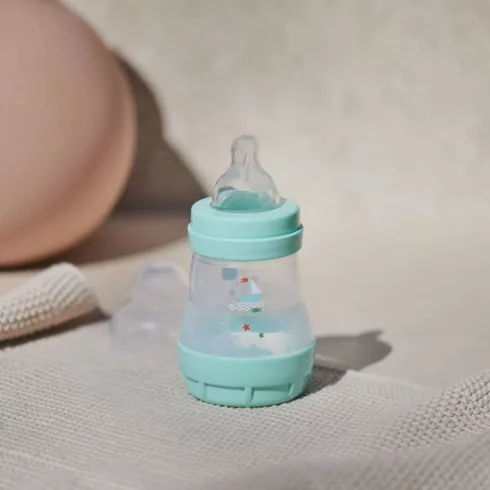 MAM Anti-Colic Műanyag Cumisüveg 160ml - Menta Vitorlás hajó