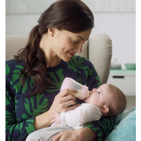 MAM Anti-Colic Műanyag Cumisüveg 160 ml - Bézs Fóka