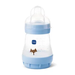 MAM Anti-Colic Műanyag Cumisüveg 160 ml - Kék Róka