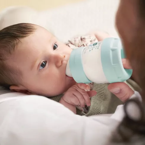MAM Anti-Colic Műanyag Cumisüveg 160 ml - Kék Róka