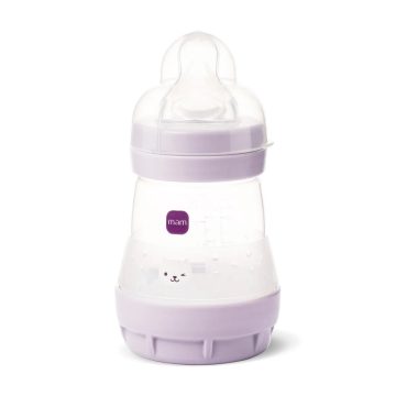 MAM Anti-Colic Műanyag Cumisüveg 160 ml - Lila Cica